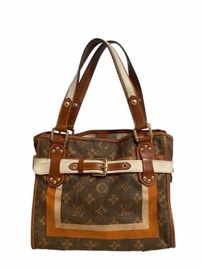 Louis Vuitton Limited Edition Monogram Tisse Sac Rayures PM